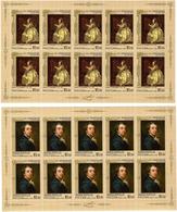 Russia 2010 . Painter D.Levitsky. 2 Sheetlets, Each Of 10.    Michel # 1648-49  KB - Ongebruikt