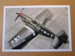 CAGI3 Format Carte Postale Env 15x10cm : SUPERBE (TIRAGE UNIQUE) PHOTO MAQUETTE PLASTIQUE 1/48 P-51D MUSTANG DING-HAO - Vliegtuigen