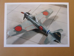 CAGI3 Format Carte Postale Env 15x10cm : SUPERBE (TIRAGE UNIQUE) PHOTO MAQUETTE PLASTIQUE 1/48 ZERIO JAP Camo Original - Airplanes