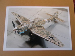 CAGI3 Format Carte Postale Env 15x10cm : SUPERBE (TIRAGE UNIQUE) PHOTO MAQUETTE PLASTIQUE 1/48 JU-87 STUKA AFRIKA KORPS - Avions