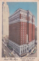 ETATS-UNIS - USA - NY - NEW YORK CITY -  HOTEL MC ALPIN  - BROADWAY AT 34TH STREET - Cafés, Hôtels & Restaurants
