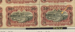 Jan 1923.  104.A.  **.morceau De 25 Ex **. Sans Charnière   Cote 1000- Euros. VARIETE - 1894-1923 Mols: Mint/hinged
