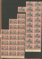 105 Et 104.  **.morceaux De 19 Ex **. Sans Charnière   Cote 5200- Euros. - Unused Stamps