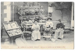 LAMALOU LES BAINS (34) Fabrique De Vannerie Travail Des Femmes Gros Plan - Lamalou Les Bains