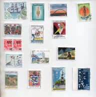 Env 1 : Nouvelle Calédonie : Lot De 16 Timbres Des Années 90 - Used Stamps