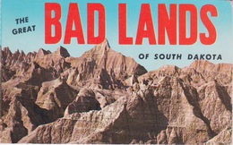 ETATS-UNIS - USA - SOUTH DAKOTA - EROSION OF THE AGES  BAD LANDS NATIONAL MONUMENT - Andere & Zonder Classificatie