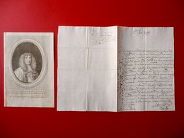Autografo Giovanni Battista Conte Turchi Lettera Marchese Adorni Torino 1671 - Autographs