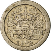 Monnaie, Pays-Bas, Wilhelmina I, 5 Cents, 1909, TTB, Copper-nickel, KM:137 - 5 Centavos