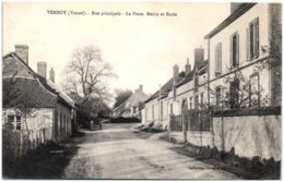 89 VERNOY - Rue Principale - La Poste, Mairie Et école - Venoy