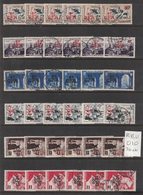 Reunion - 6 Exemplaires Yvert 302, 302A, 314, 315, 319 Et 326 - 6 Used Copies Scott#287, 294, 299, 300, 303 And 318 - Usati