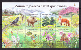 UZ-20-01 Uzbekistan 2018 Flora And Fauna - Zomin Nature Reserve MNH - Usbekistan