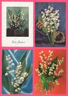 Lot De 19 Cp - 1er Mai - Muguet - Porte Bonheur - Fleur - Fleurs - Clochettes - 5 - 99 Cartes