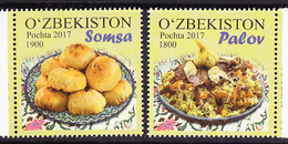 UZ-20-11  2018. Uzbekistan, Uzbeck Cuisine, 2v, Mint/** - Usbekistan