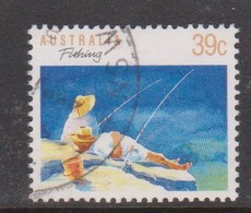 Australia ASC 1185 1989 Sports 39c Fishing Perf 13 X 13.5, Used - Essais & Réimpressions