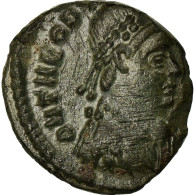 Monnaie, Theodosius I, Nummus, 388-392, Thessalonique, TTB+, Cuivre, RIC:62 - La Fin De L'Empire (363-476)