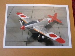 CAGI3 Format Carte Postale Env 15x10cm : SUPERBE (TIRAGE UNIQUE) PHOTO MAQUETTE PLASTIQUE 1/48e KI-61 HIEN Très Coloré - Flugzeuge