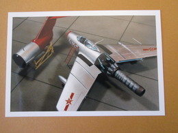 CAGI3 Format Carte Postale Env 15x10cm : SUPERBE (TIRAGE UNIQUE) PHOTO MAQUETTE PLASTIQUE 1/48e MIG-15 A L'ENTRETIEN - Avions