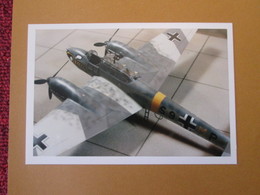 CAGI3 Format Carte Postale Env 15x10cm : SUPERBE (TIRAGE UNIQUE) PHOTO MAQUETTE PLASTIQUE 1/48e Me 110 "WESPE" - Flugzeuge