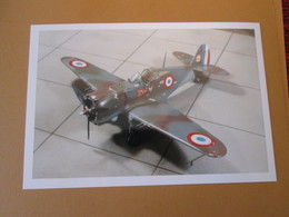 CAGI3 Format Carte Postale Env 15x10cm : SUPERBE (TIRAGE UNIQUE) PHOTO MAQUETTE PLASTIQUE 1/48e CURTISS H-75A FRANCE 40 - Avions