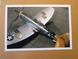 CAGI3 Format Carte Postale Env 15x10cm : SUPERBE (TIRAGE UNIQUE) PHOTO MAQUETTE PLASTIQUE 1/48e P-47N THUNDERBOLT - Aerei