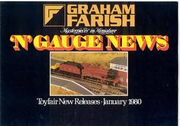 Catalogue GRAHAM FARISH 1980 N Gauge News January - Anglais