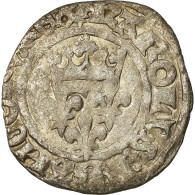 Monnaie, France, Charles VI, Florette, Paris, TTB, Billon, Duplessy:387A - 1380-1422 Carlos VI El Bien Amado