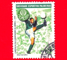 BRASILE - Usato - 2001 - Vincitori Di Coppa Libertadores - Sociedade Esportiva Palmeiras - 0.70 - Used Stamps