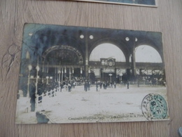 Carte Photo Concours Hippique  1905 Vue Générale De La Piste Cachet Paris - Ippica