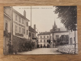 CPA Dpt 74 N°363 - St Julien En Genevois - Entree De La Ville - Auto Garage Et Hotel 1915 (livraison Gratuit France) - Saint-Julien-en-Genevois