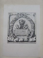 Ex-libris Héraldique Italien XIXème - ARCH. LUIGI CAROZZI - Ex-libris