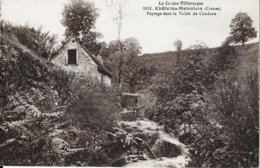 23   CHATELUS - MALVALEIX  -  Paysage Dans La Vallée De COUDANE   ;( Un MOULIN ) - Chatelus Malvaleix