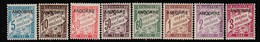 ANDORRE - TAXE N°1/8 * (1931-32) - Unused Stamps