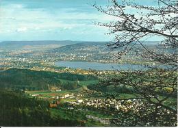 Zurich (Zurich, Svizzera) Stadt Und See, Ausblick Von Der Felsenegg, La Ville Et Le Lac, Vue De La Felsenegg - Egg