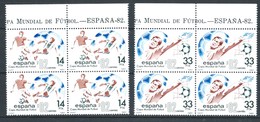 ESPAÑA 1982 - ED. 2661/2662 ** MUNDIAL FUTBOL 82 BL.4 - 1981-90 Nuovi