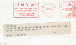 AFS IBYS Biologie Serumbehandlung Institut Madrid 1986 - 5647 - Antonio Lopez - Medicine