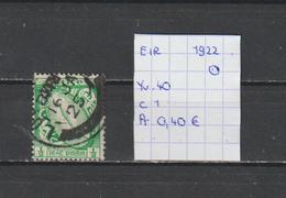 Eire 1922 - Yv. 40 Fil. Se Gestempeld/oblitéré/used - Used Stamps