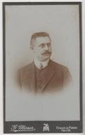 Cdv Photo Originale XIXème Homme Par Moser Chaux De Fonds Suisse Cdv2955 - Alte (vor 1900)