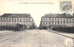 37-TOURS-LE MUSEE ET LA BIBLIOTHEQUE MUNICIPALE - Tours