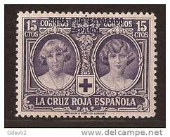 MA95SASF-LAB037TEUESCOLSC.Maroc.Marocco.MARRUECOS  ESPAÑOL.CRUZ ROJA   1926 (Ed 95**) Nuevo, Sin Charnela. - Autres & Non Classés