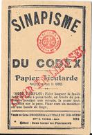 SINAPISME Du Codex - Papier Moutarde Vente En Gros Droguerie Centrale Du Sud-Ouest M. G. THOMAS - AGEN - Matériel Et Accessoires