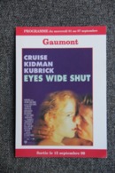 CINEMA :  TOM CRUISE, Nicole KIDMAN : " EYES WIDE SHUT  ". - Affiches Sur Carte