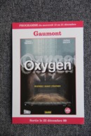 CINEMA :   " OXYGEN ". - Plakate Auf Karten