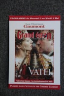 CINEMA : Gérard DEPARDIEU, Uma THURMAN   " VATEL ". - Afiches En Tarjetas