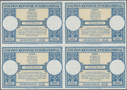 Afghanistan: 1959, July. International Reply Coupon (London Type) In An Unused Block Of 4. Luxury Qu - Afganistán