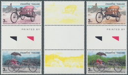 Thailand: 1997. Progressive Proof (9 Phases Inclusive Original) As Vertical Gutter Pairs For The Two - Tailandia