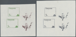 Thematik: Tiere-Vögel / Animals-birds: 1972, Czechoslovakia, 2kc. "European Goldfinch" And 3kc. "Son - Otros & Sin Clasificación