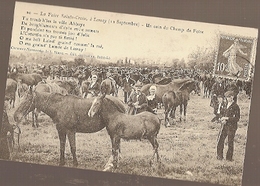 France & Postal, Reproducción, Lessay, La Foire Sainte Croix Un Coin Du Champs De Foire (10) - Fairs