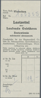 Dt. Besetzung II WK - Generalgouvernement: 1942. Lot Von 3 Lastzetteln: über Laufende Gebühren, Für - Occupation 1938-45