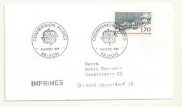 CACHET  COMMISSION POSTE CEPT  LYON 12/1984. - Cachets Commémoratifs