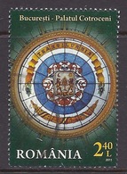 Romania - 2011 Cotroceni Palace, Bucarest, Heraldry, Art, History, Used - Oblitérés